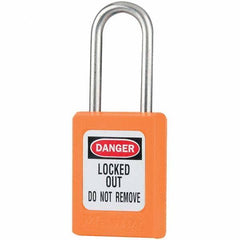 Master Lock - Lockout Padlocks Key Type: Keyed Alike Key Retaining: Retaining Key - Industrial Tool & Supply