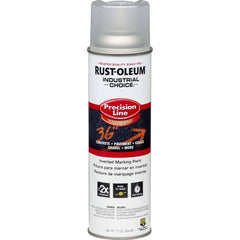 17 fl oz Clear Marking Paint 600' to 700' Coverage at 1″ Wide, Solvent-Based Formula