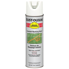 15 fl oz White Marking Paint 300' to 350' Coverage at 1-1/2″ Wide, Solvent-Based Formula