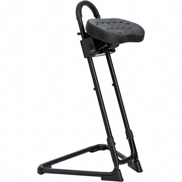 ALERA - Swivel & Adjustable Stools Type: Adjustable Height Stool Base Type: Mobile Wheel Base - Industrial Tool & Supply