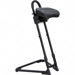 ALERA - Swivel & Adjustable Stools Type: Adjustable Height Stool Base Type: Mobile Wheel Base - Industrial Tool & Supply