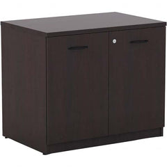 ALERA - 1 Shelf Sliding Door Storage Cabinet - Industrial Tool & Supply