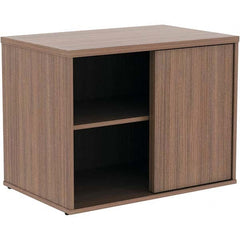 ALERA - 1 Shelf Sliding Door Storage Cabinet - Industrial Tool & Supply