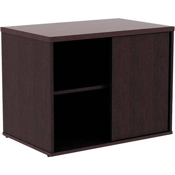 ALERA - 1 Shelf Sliding Door Storage Cabinet - Industrial Tool & Supply