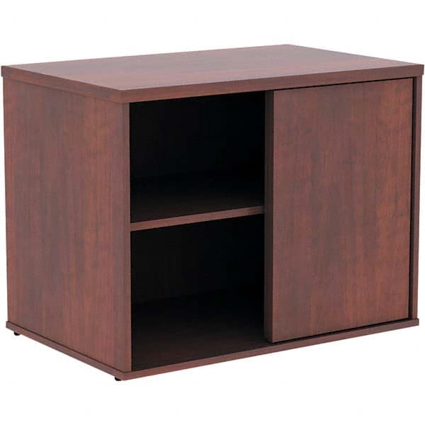 ALERA - 1 Shelf Sliding Door Storage Cabinet - Industrial Tool & Supply