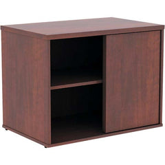 ALERA - 1 Shelf Sliding Door Storage Cabinet - Industrial Tool & Supply