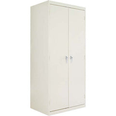 ALERA - 4 Shelf Locking Storage Cabinet - Industrial Tool & Supply