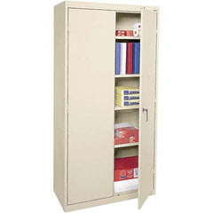 ALERA - 4 Shelf Locking Storage Cabinet - Industrial Tool & Supply