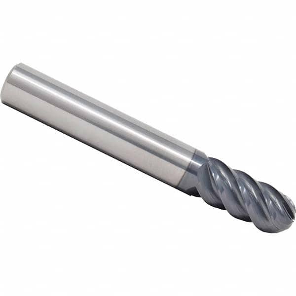SGS - Ball End Mills Mill Diameter (Inch): 3/8 Mill Diameter (Decimal Inch): 0.3750 - Industrial Tool & Supply