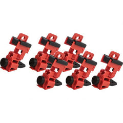 Brady - Pack of 50 Single-Pole Circuit Breaker Lockouts - Industrial Tool & Supply