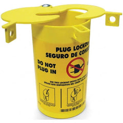 Brady - Pack of 48 Plug-Encasing Plug Lockouts - Industrial Tool & Supply