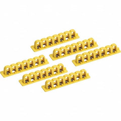 Brady - Pack of 6 Lockout Accessory Lock Rails - Industrial Tool & Supply