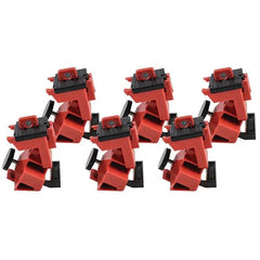 Brady - Pack of 25 Single-Pole Circuit Breaker Lockouts - Industrial Tool & Supply