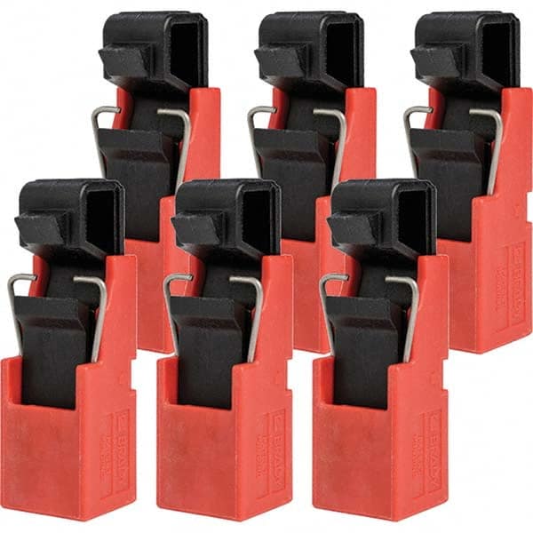 Brady - Pack of 50 Single-Pole Circuit Breaker Lockouts - Industrial Tool & Supply