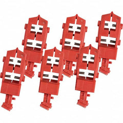 Brady - Pack of 50 Single-Pole Circuit Breaker Lockouts - Industrial Tool & Supply