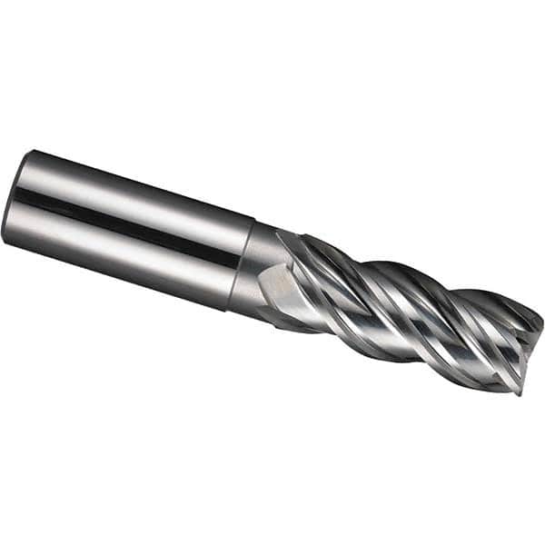 SGS - 25mm, 3.937" LOC, 0.984" Shank Diam, 6.89" OAL, 4 Flute, Solid Carbide Square End Mill - Industrial Tool & Supply