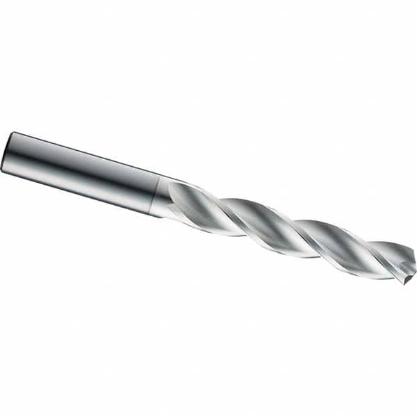 SGS - 9.7mm 124° Helical Flute Solid Carbide Screw Machine Drill Bit - Industrial Tool & Supply
