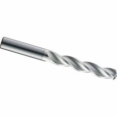 SGS - 9.7mm 124° Helical Flute Solid Carbide Screw Machine Drill Bit - Industrial Tool & Supply