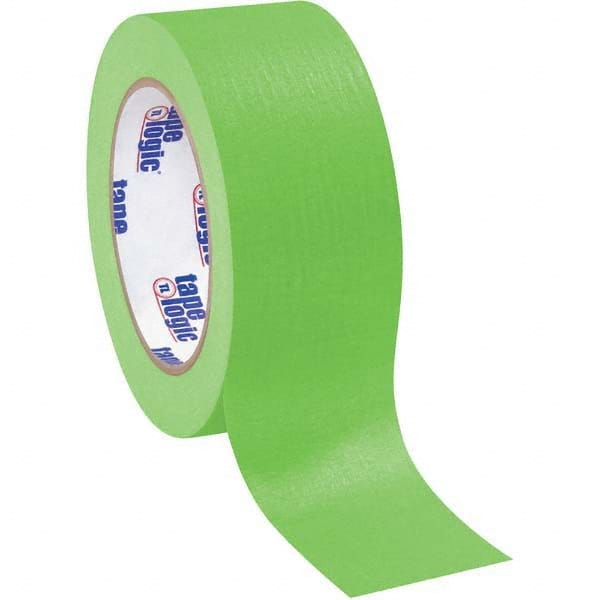 Tape Logic - Pack of (12), 60 Yd Rolls 2" Light Green Crepe Paper Masking Tape - Industrial Tool & Supply