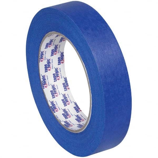 Tape Logic - Pack of (12), 1" x 60 Yd Rolls of Blue Crepe Paper Painter's Tape - Industrial Tool & Supply