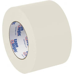 Tape Logic - Pack of (6), 60 Yd Rolls 3" White Crepe Paper Masking Paper - Industrial Tool & Supply