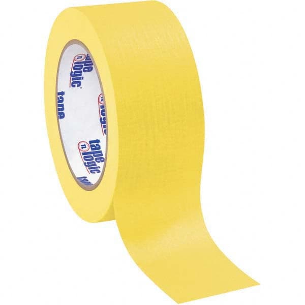 Tape Logic - Pack of (12), 60 Yd Rolls 2" Yellow Crepe Paper Masking Tape - Industrial Tool & Supply