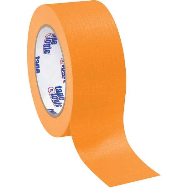 Tape Logic - Pack of (12), 60 Yd Rolls 2" Orange Crepe Paper Masking Tape - Industrial Tool & Supply