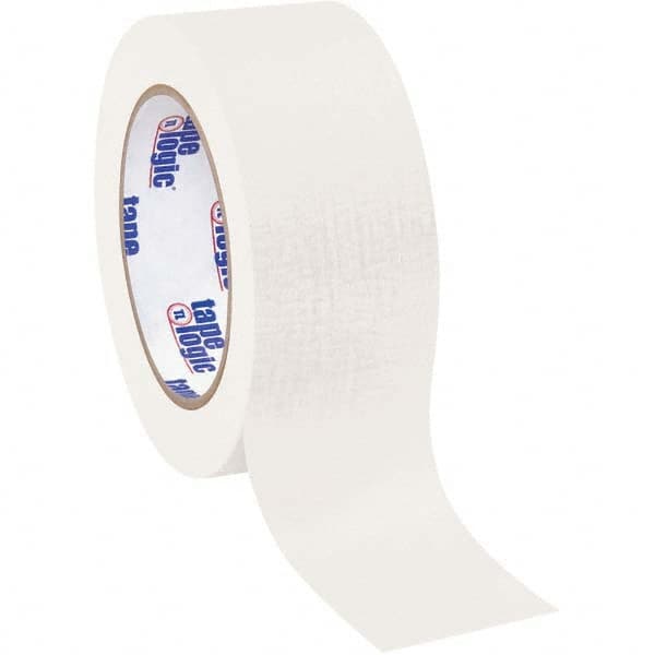 Tape Logic - Pack of (12), 60 Yd Rolls 2" White Crepe Paper Masking Tape - Industrial Tool & Supply