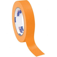 Tape Logic - Pack of (12), 60 Yd Rolls 1" Orange Crepe Paper Masking Tape - Industrial Tool & Supply