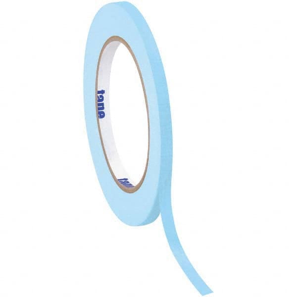 Tape Logic - Pack of (12), 60 Yd Rolls 1/4" Light Blue Crepe Paper Masking Tape - Industrial Tool & Supply