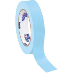 Tape Logic - Pack of (12), 60 Yd Rolls 1" Light Blue Crepe Paper Masking Tape - Industrial Tool & Supply