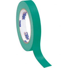 Tape Logic - Pack of (12), 60 Yd Rolls 3/4" Dark Green Crepe Paper Masking Tape - Industrial Tool & Supply