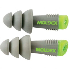 Moldex - 200 1-Pack Pairs Reusable Uncorded 27 dB Flanged Earplugs - Industrial Tool & Supply