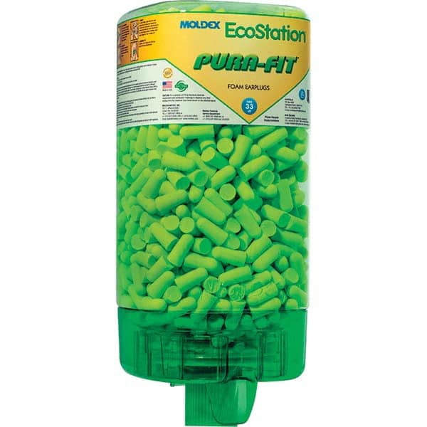 Moldex - 4 500-Pack Cases Twist Knob Earplug Dispenser with 33 dB Taper End Earplugs - Industrial Tool & Supply