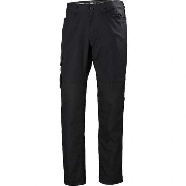 Helly Hansen - Black Cotton Polyester Elastane General Purpose Pants - Industrial Tool & Supply