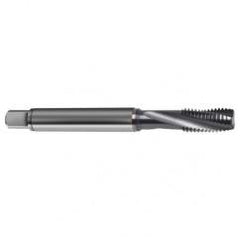 M10x1.25 4HX 3-Flute Cobalt Semi-Bottoming 15 degree Spiral Flute Tap-TiCN - Industrial Tool & Supply