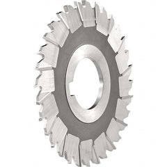 Side Chip Saw: 4″ Blade Dia, 7/32″ Blade Thickness, 1-1/4″ Arbor Hole Dia, 32 Teeth, High Speed Steel Uncoated, Staggered Tooth