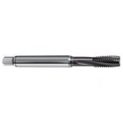 M8x1.25 4HX 3-Flute Cobalt Semi-Bottoming 10 degree Spiral Flute Tap-TiAlN - Industrial Tool & Supply