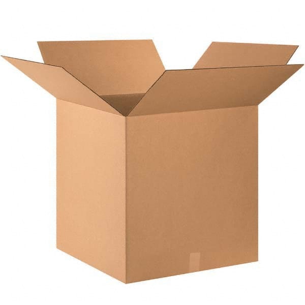 Made in USA - Pack of (10), Each 24" Wide x 24" Long x 24" High Corrugated Shipping Box - Industrial Tool & Supply