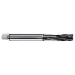 M8x1.0 4HX 3-Flute Cobalt Semi-Bottoming 10 degree Spiral Flute Tap-TiAlN - Industrial Tool & Supply