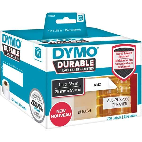 Dymo - Labels, Ribbons & Tapes Type: Shelving Labels Color: White - Industrial Tool & Supply