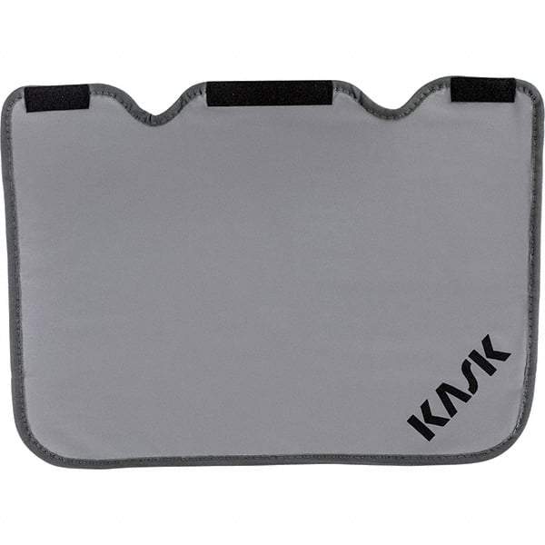 Kask America - Polyester Hard Hat Neck Shade - Adhesive Attachment, Gray, Compatible with KASK Superplasma - Industrial Tool & Supply