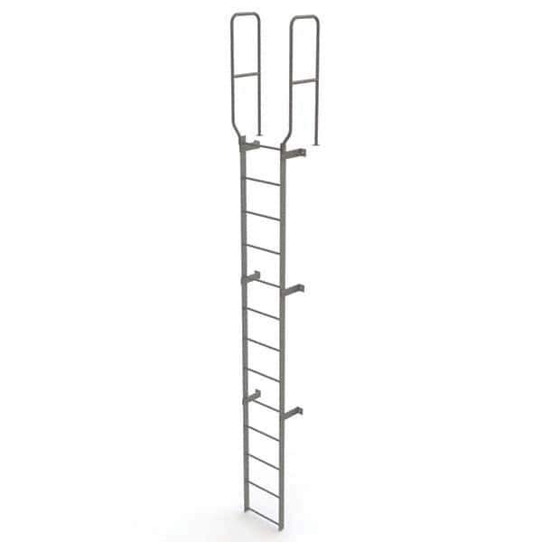 TRI-ARC - Rolling & Wall Mounted Ladders & Platforms Type: Fixed Ladder Style: Safety Cage - Industrial Tool & Supply