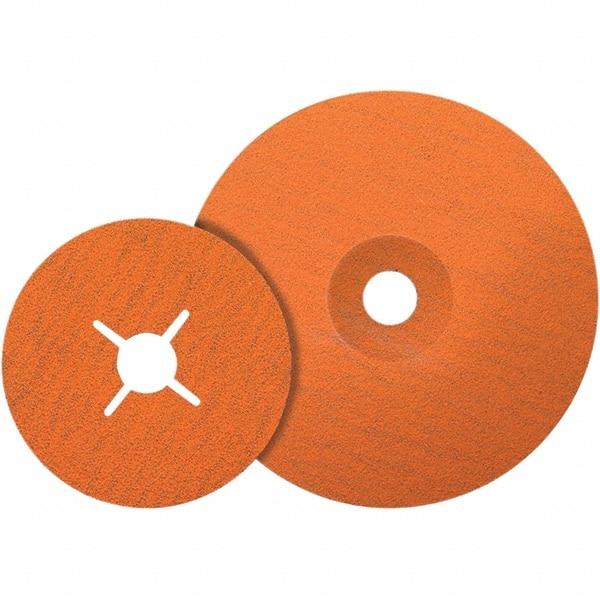 WALTER Surface Technologies - 6" Diam 7/8" Hole 36 Grit Fiber Disc - Ceramic - Industrial Tool & Supply
