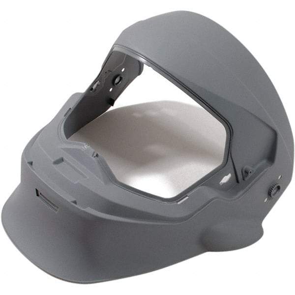 RPB - One Size Fits All, PAPR Compatible Face Shield with None - Super Tough Flame Retardant Nylon, Gray, Compatible with RPB Z4 - Industrial Tool & Supply