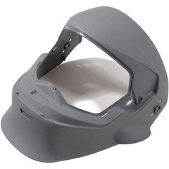 RPB - One Size Fits All, PAPR Compatible Face Shield with None - Super Tough Flame Retardant Nylon, Gray, Compatible with RPB Z4 - Industrial Tool & Supply