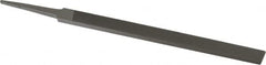 Nicholson - 6" Standard Precision Swiss Pattern Regular Pillar File - Industrial Tool & Supply