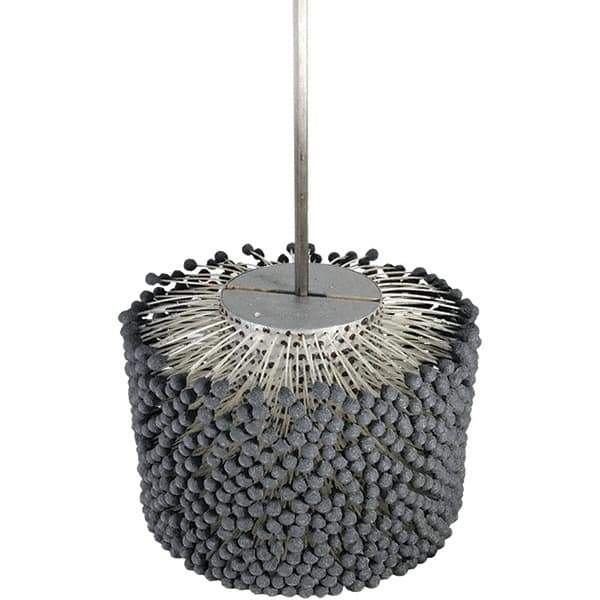 Brush Research Mfg. - 18" Bore Diam, 180 Grit, Aluminum Oxide Flexible Hone - Medium, 12" OAL - Industrial Tool & Supply
