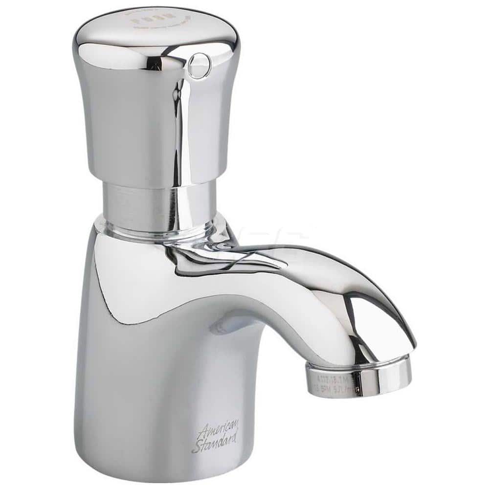 Electronic & Sensor Faucets; Type: Metering Faucet with Extended Spout; Style: Traditional; Spout Type: Standard; Mounting Centers: Single Hole; Finish/Coating: Polished Chrome; Special Item Information: Vandal-Resistant Aerator Spray; 1.5 GPM Flow Rate;