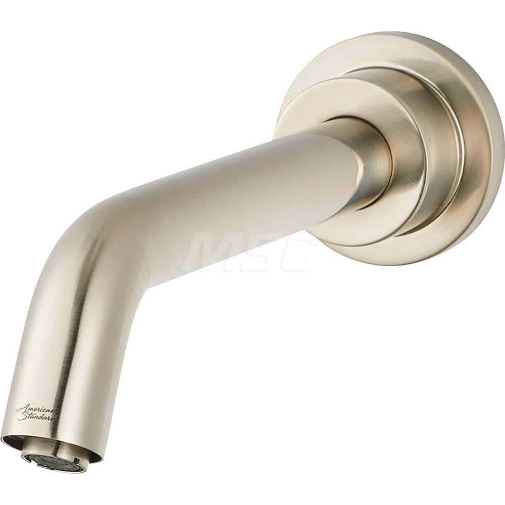 Electronic & Sensor Faucets; Type: Sensor-Operated Proximity Lavatory Faucet; Style: Contemporary; Modern; Spout Type: Straight; Mounting Centers: Single Hole; Finish/Coating: Brushed Nickel; Voltage (DC): 6; Special Item Information: Self-Adjusting Senso